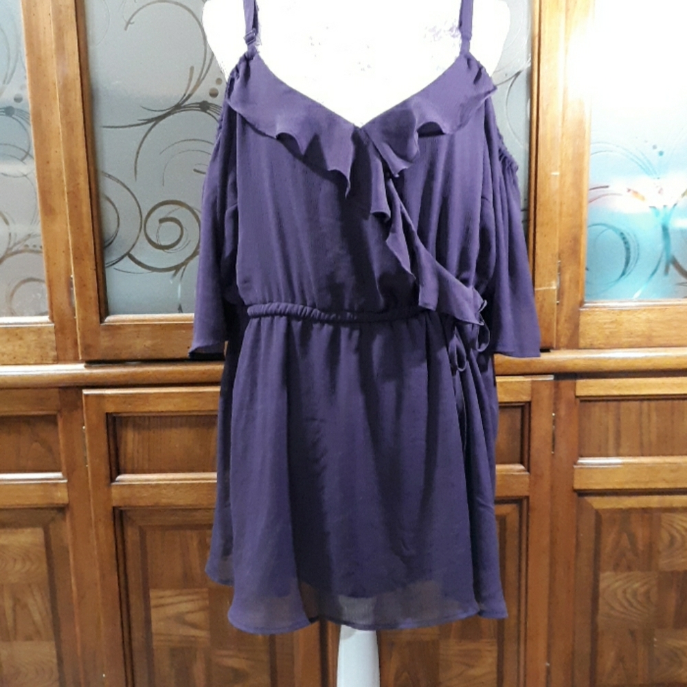 Beautiful plum blouse